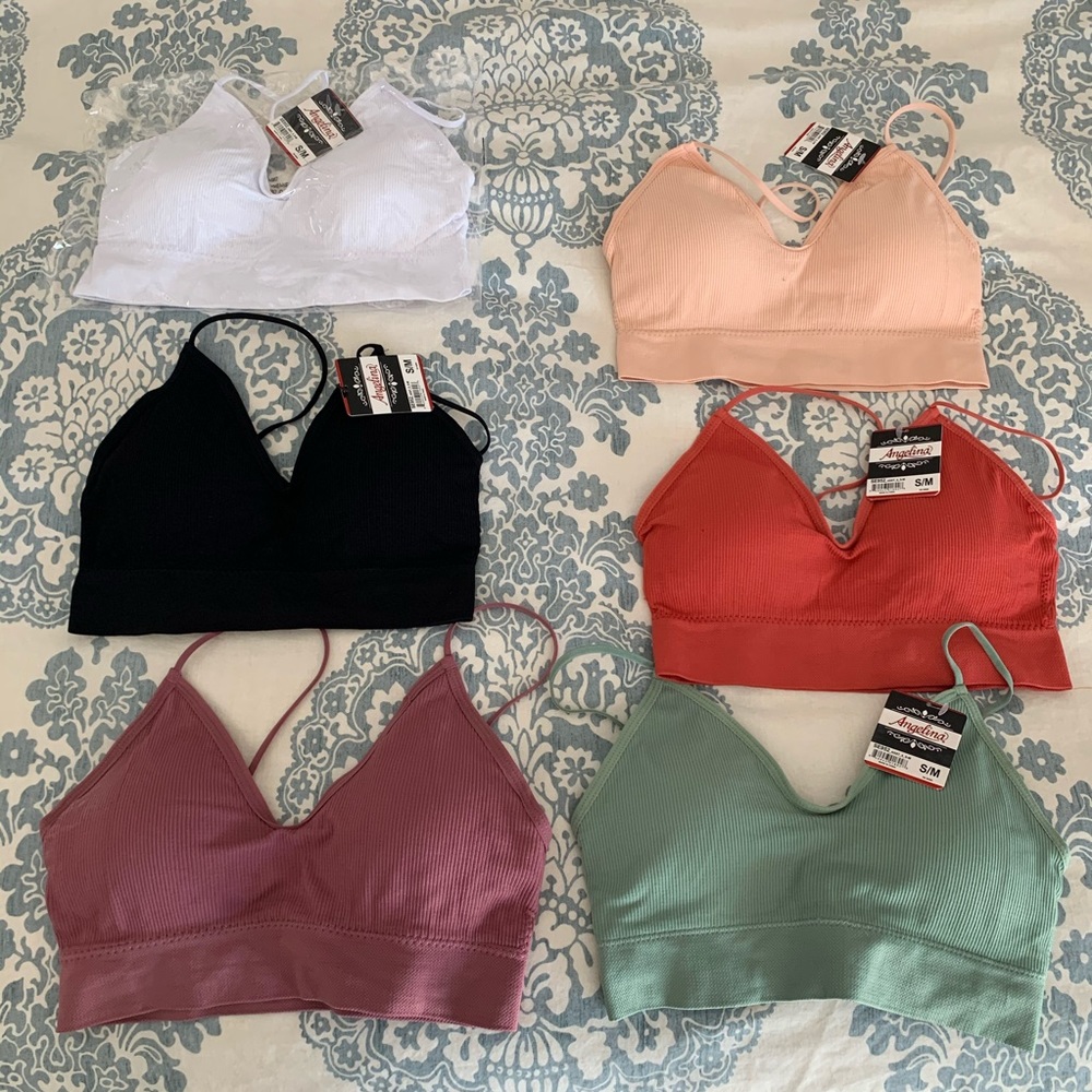 Seamless Spaghetti Strap Bralette Set - Picture 7 of 9